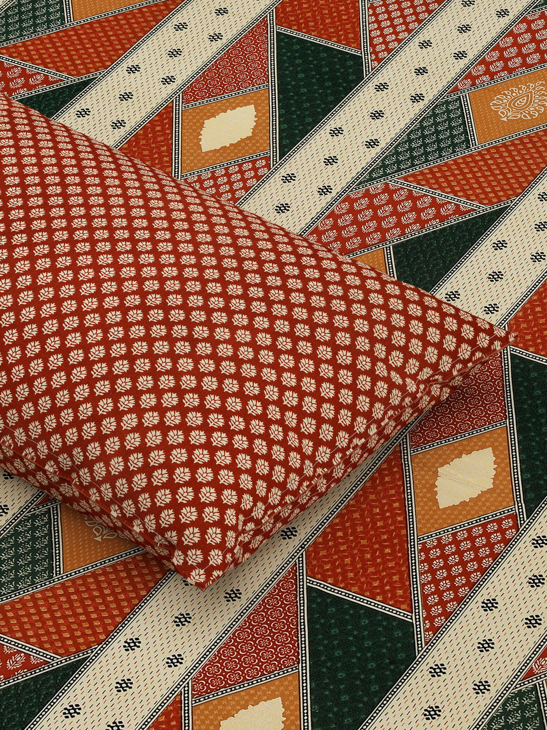 Gold_Pure_Cotton_Pillow_Cover_Orange
