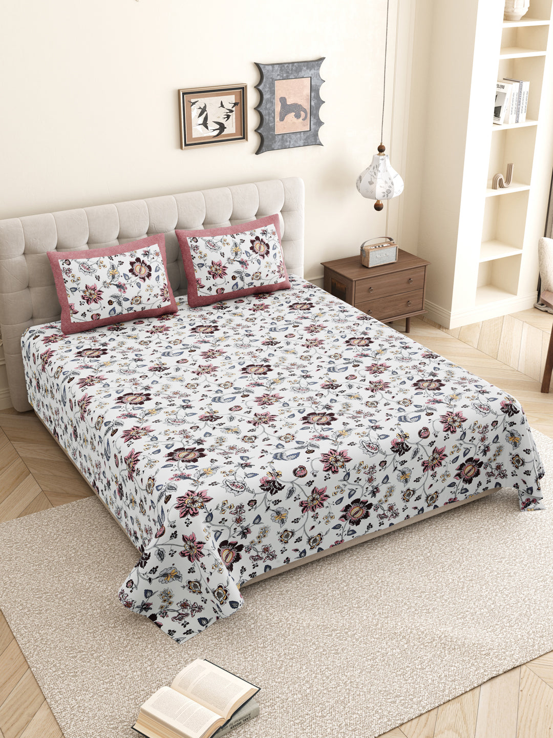 Pink_Pure_Cotton_Bedsheet
