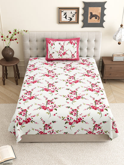Pink_Bedsheet_With_Pillow_Covers
