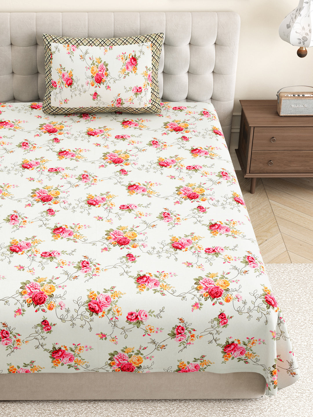 Pure_Cotton_Bedsheet_Red