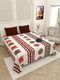 Cardinal_Gujri_Patch_Pure_Cotton_Bedsheet_red