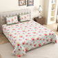 Bedsetting_Bright_Floral_Touch_Ethnic_look_Pure_Cotton_Bed_Spread_For_New_Home_Red
