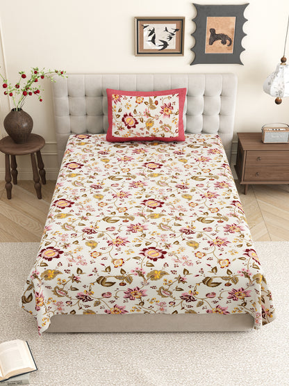 Rosemary_Cotton_Red_Bedsheet