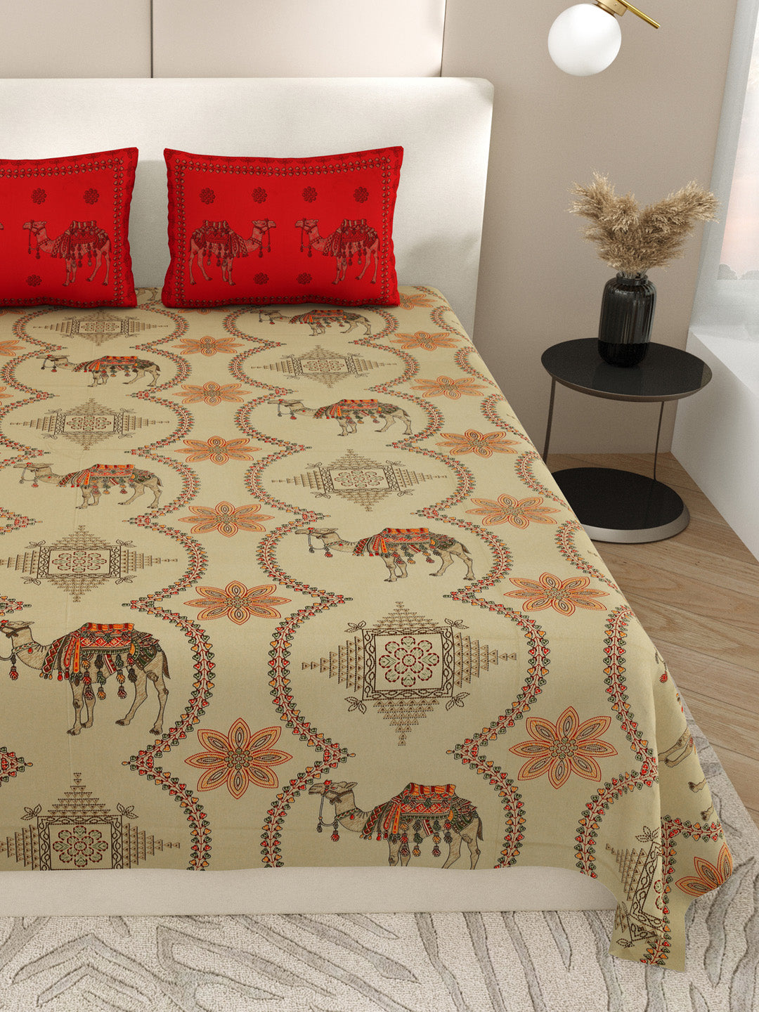 Cotton_Bedsheet_Red