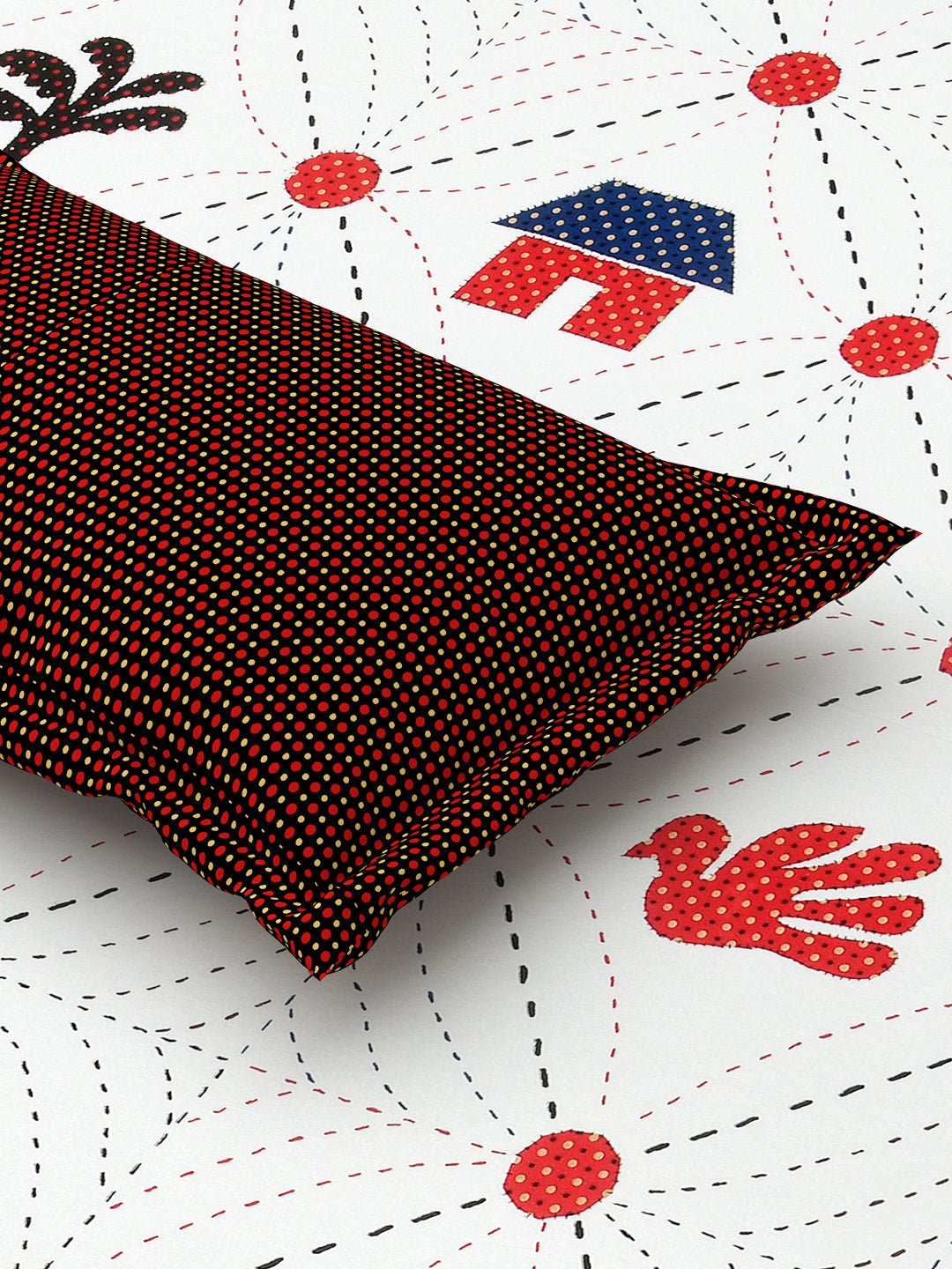 Blissful_Gujri_Patch_Pure_Cotton_Bedsheet_Pillow_Cover