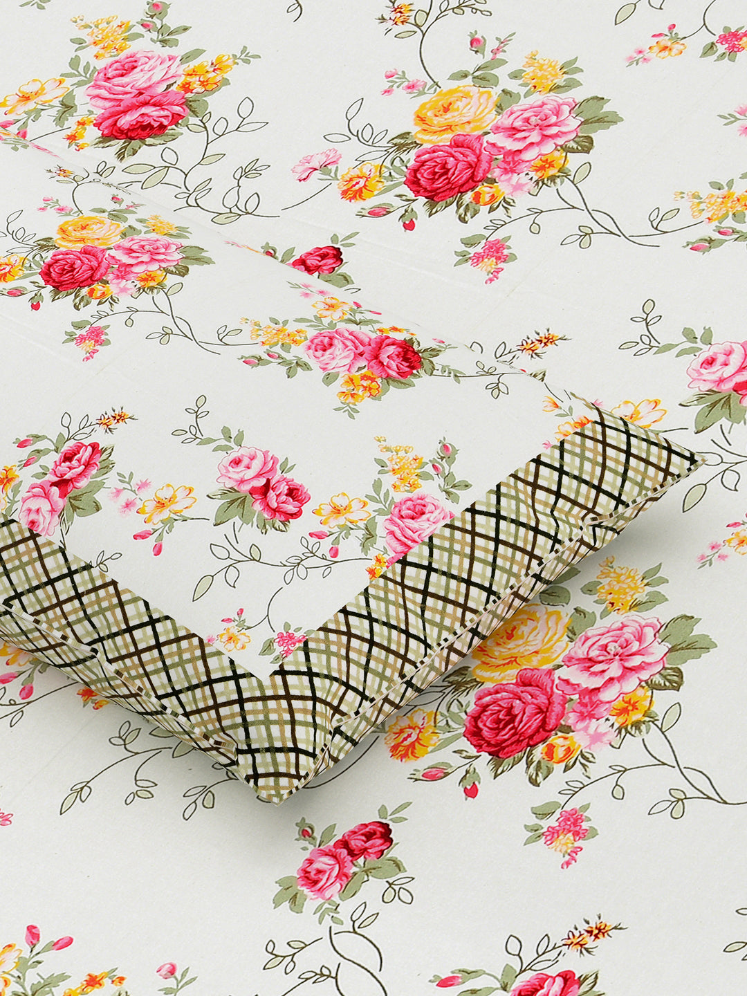 Floral_Printed_Pillow_Cover_Red