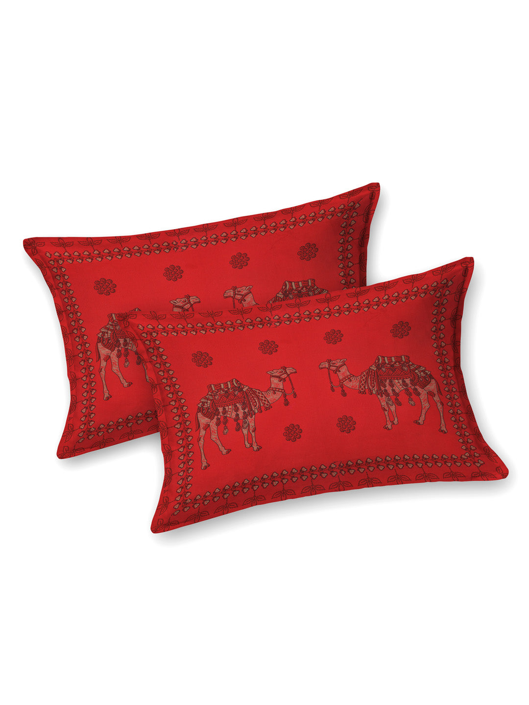 Kashida_Cotton_Pillow_Cover_Red