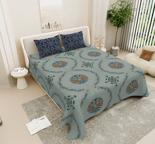 Comfy_Cozy_Cotton_Bedsheet_Dark Grey