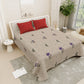 Saanjh_Raahi_Pure_Cotton_Bedsheet_Dark_Dark Vanilla