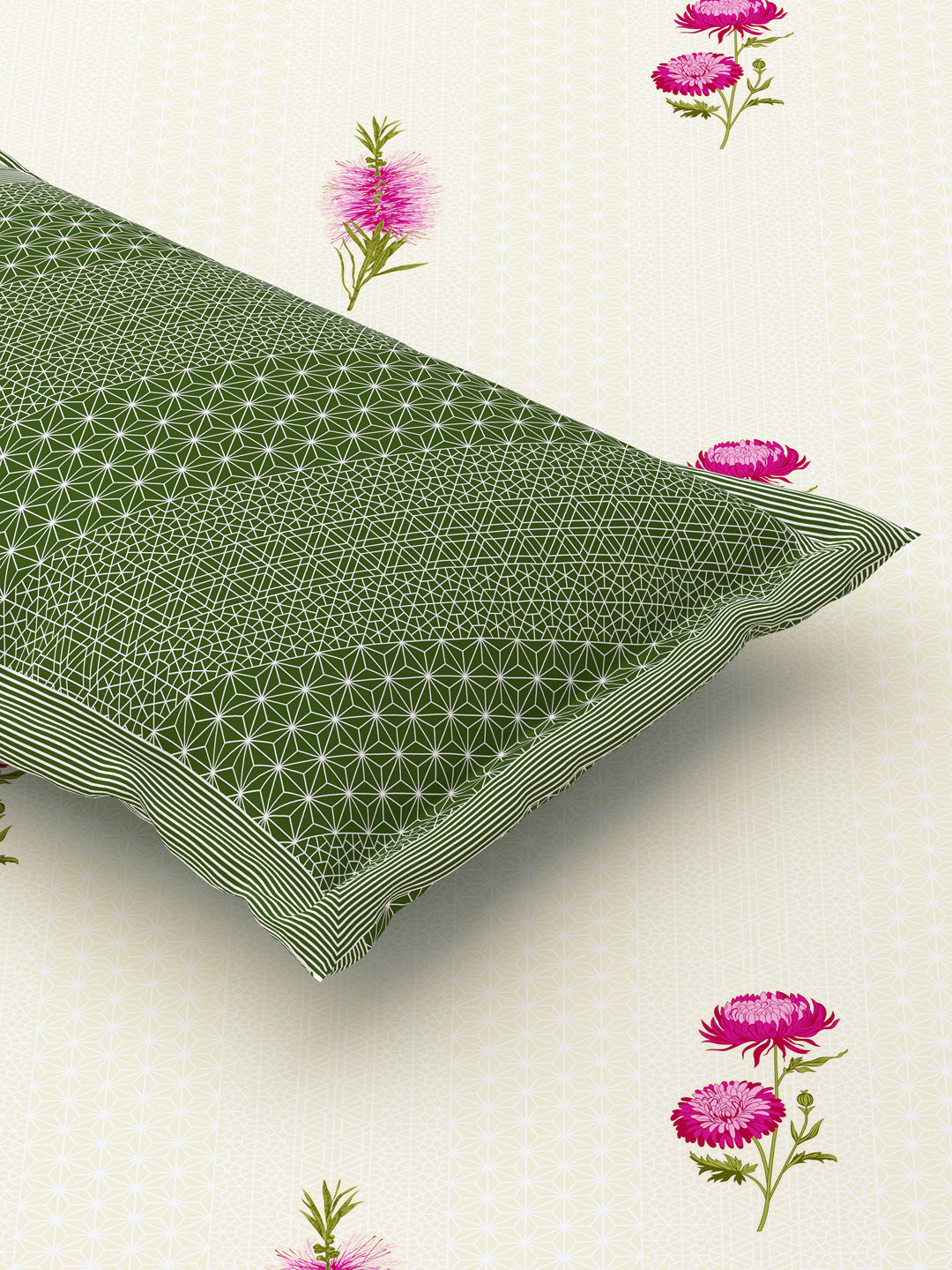 Antartic Snow White Pure Cotton Bedsheet