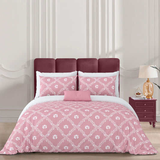 Jaipuri_Block_Print_Pure_Cotton_Comfy_Pink_Bedsheets
