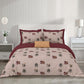 Noor_Moonlit_Pure_Cotton_Bedsheet_Maroon