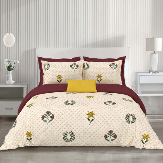 Noor_Moonlit_Pure_Cotton_Bedsheet_Cream
