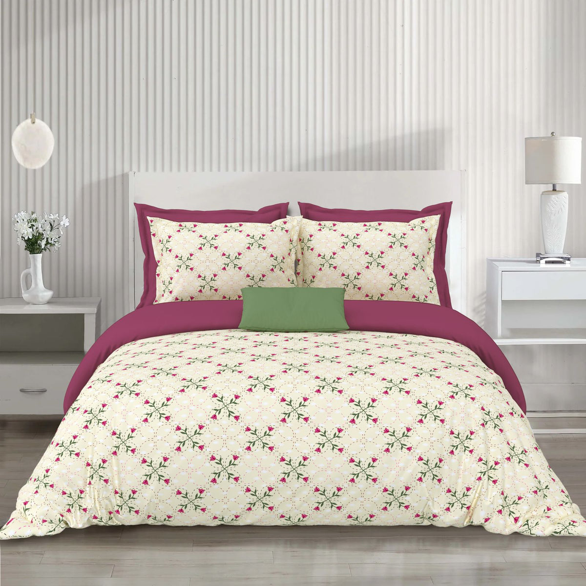 Noor_Ivory_Bloom_Pure_Cotton_Bedsheet_Cream