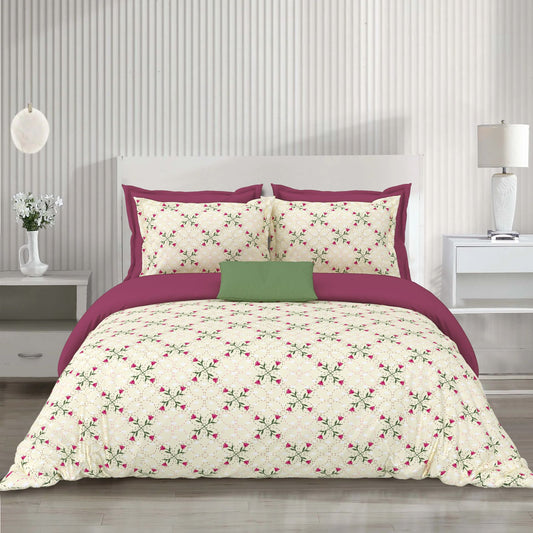 Noor_Ivory_Bloom_Pure_Cotton_Bedsheet_Cream