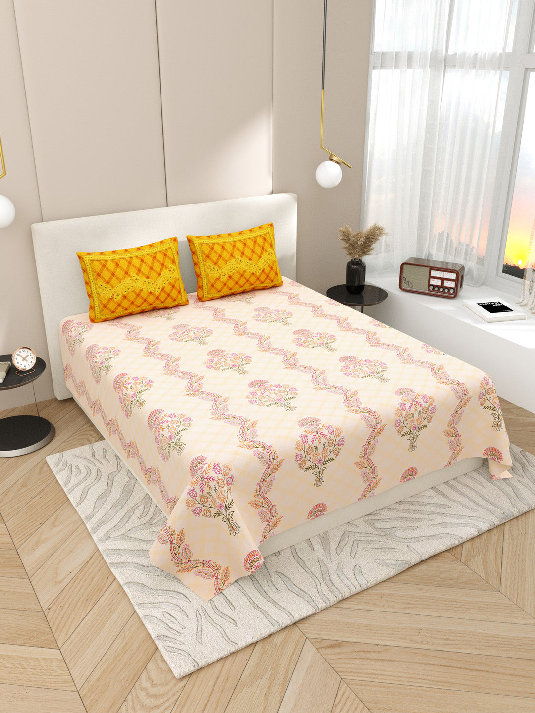 Yellow_Fellow_Flawless_cotton_Bedsheet